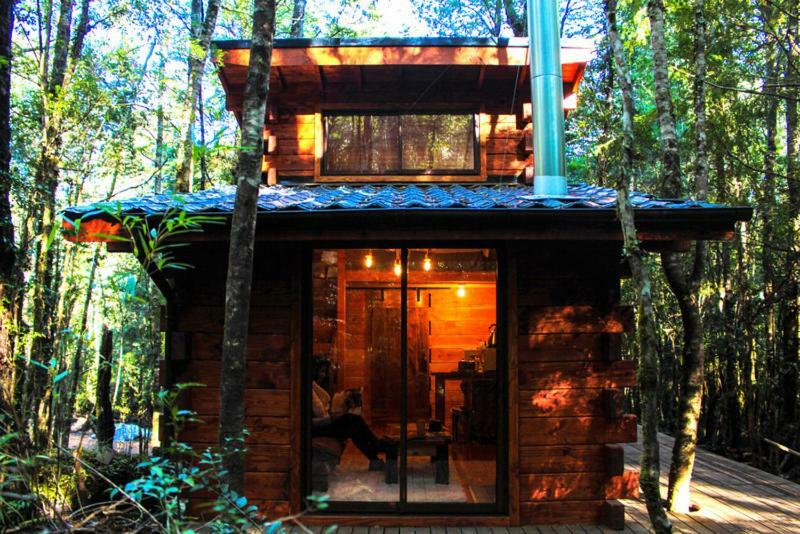 Cabanas Bosque Milenario Coñaripe エクステリア 写真